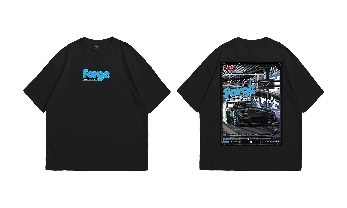 Forge Motorsport JDM Drift Oversized T-Shirt - Black