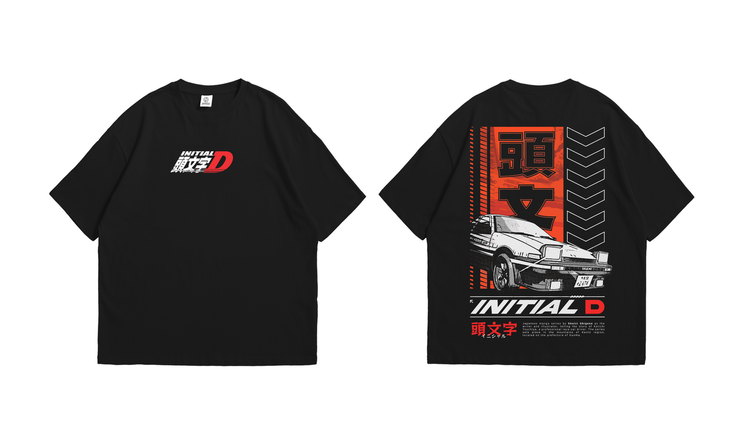 "Initial D" AE86 Legend Oversized T-Shirt