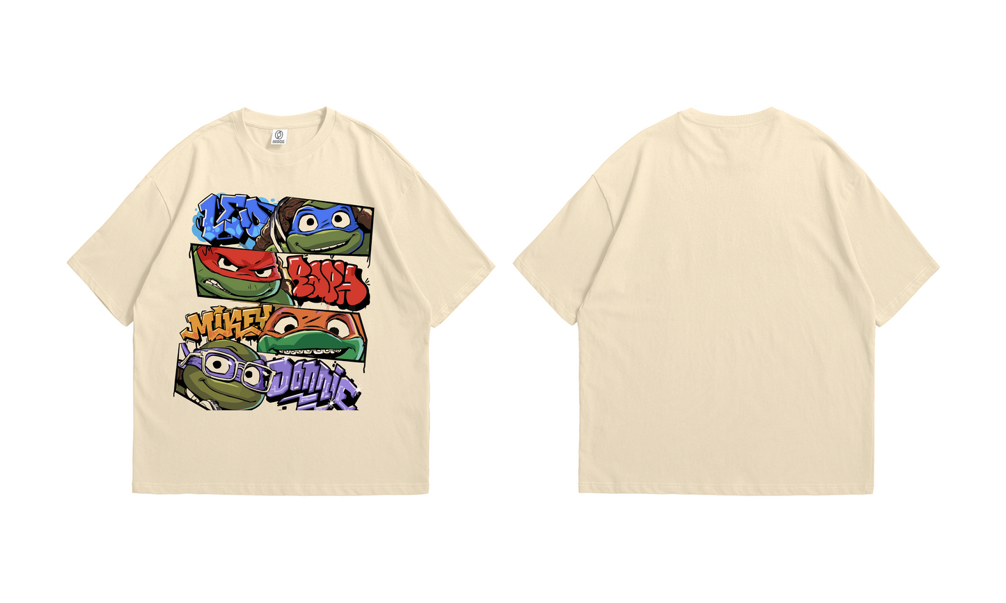 "TMNT Graffiti Squad" Oversized T-Shirt