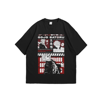 Gojo Red Shadow Oversized Tee (Jujutsu Kaisen)