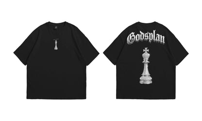 "Godsplan" Diamond Chess King Graphic T-Shirt