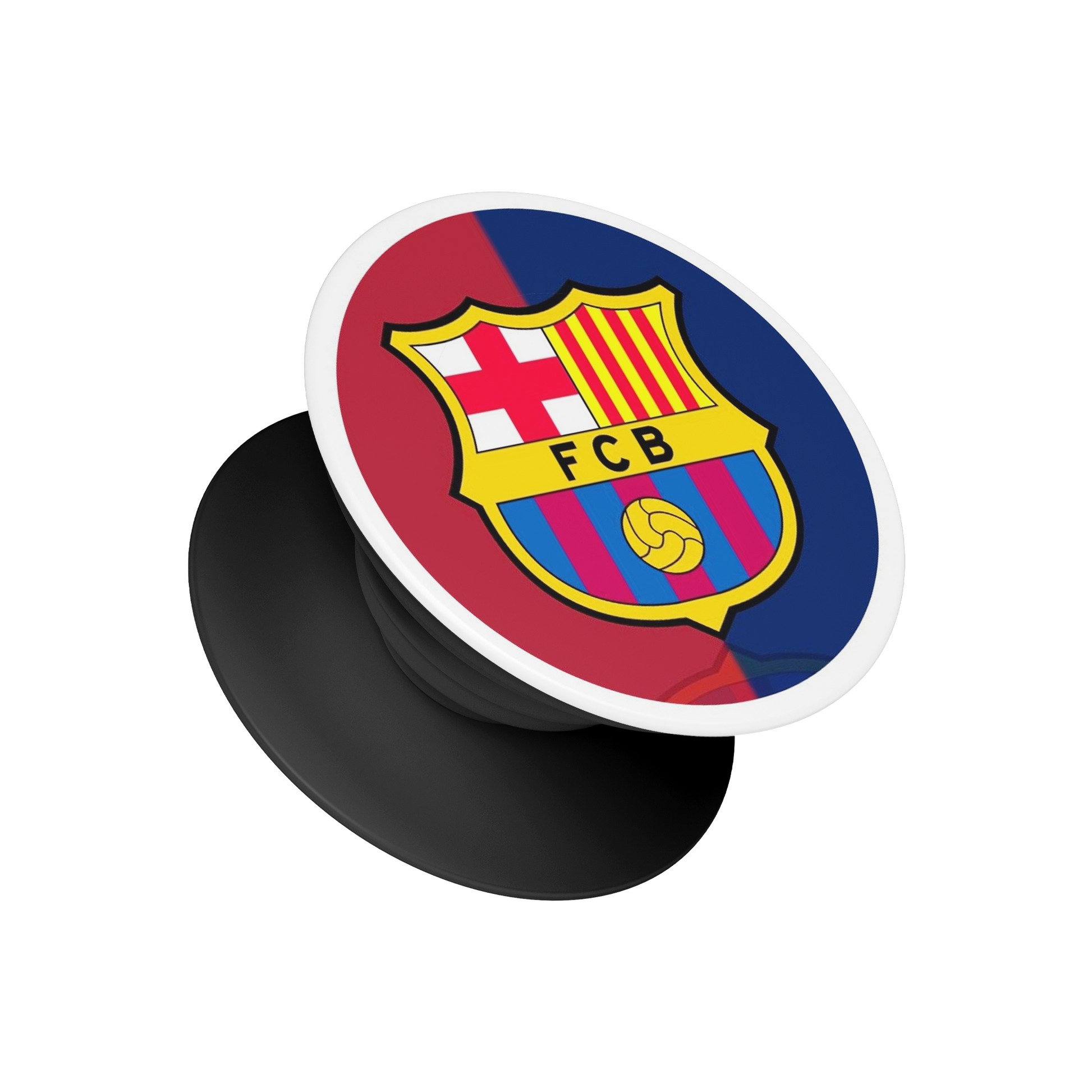 FC Barcelona Pop Socket – red and blue phone grip & stand with Barça crest by Stick-On