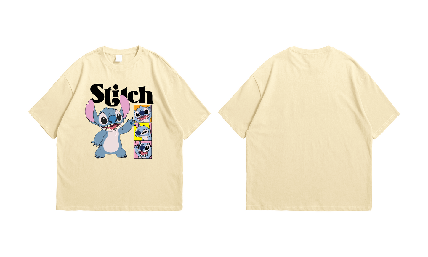 Stitch Oversized T-Shirt – Playful Expressions Edition