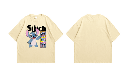 Stitch Oversized T-Shirt – Playful Expressions Edition