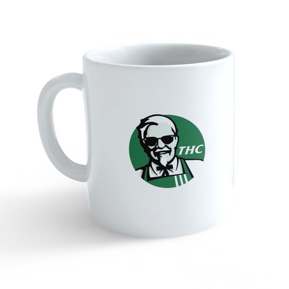 THC Colonel Parody Mug – Funny Cannabis Coffee Cup