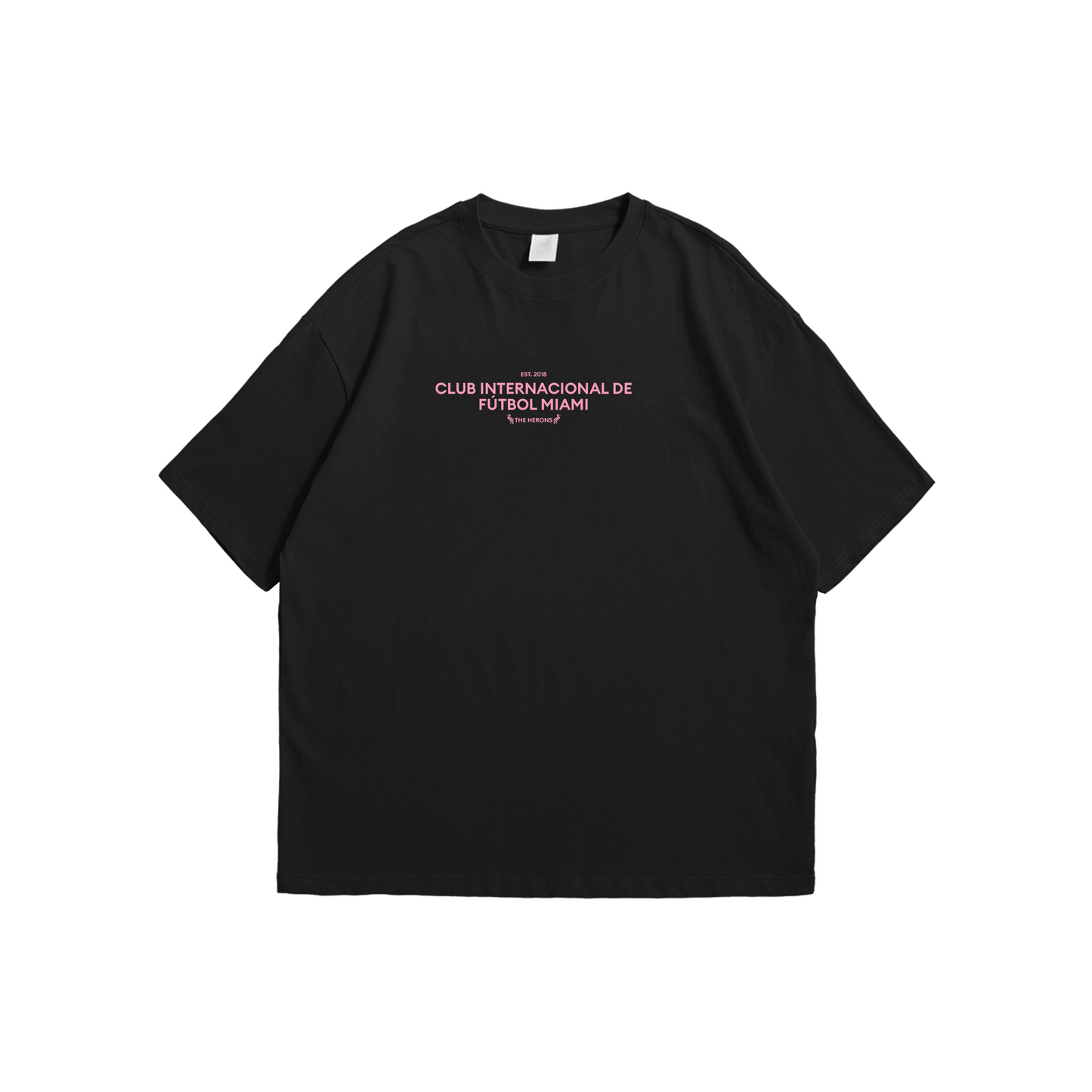 Inter Miami CF Oversized Drop Shoulder Tee – Black