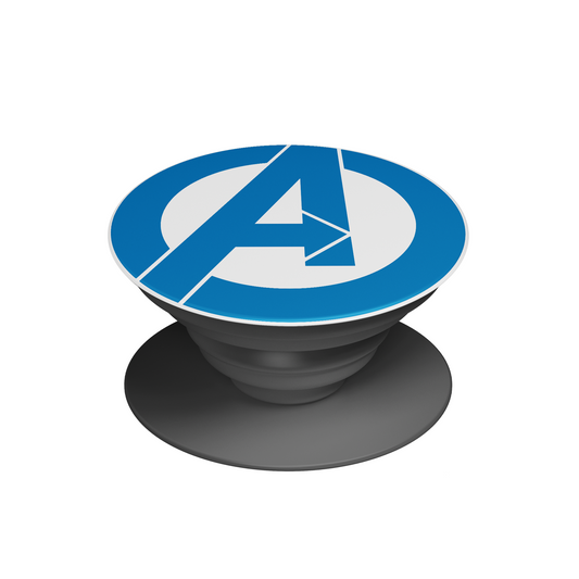 Avengers “A” Logo Pop Socket – Blue & White Edition