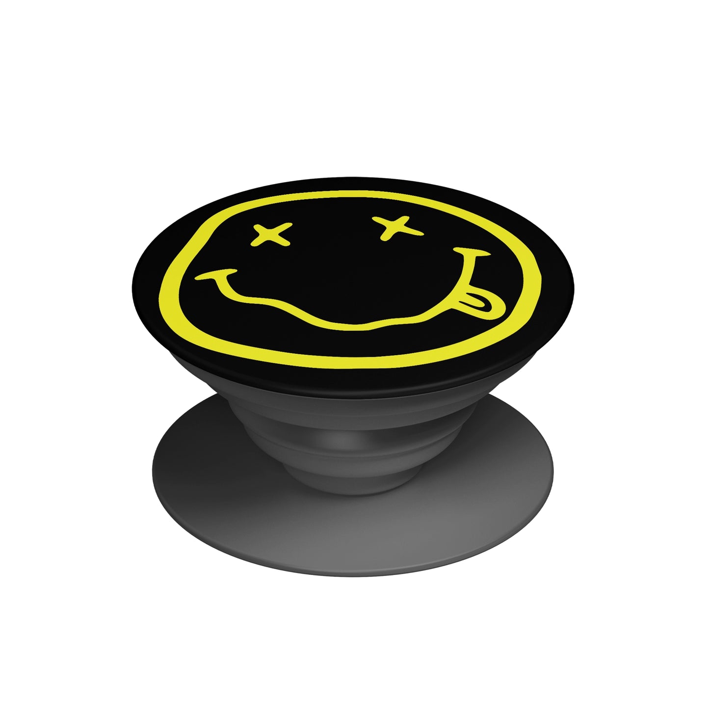 "Grunge Smiley Face" Pop Socket