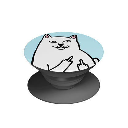 "Middle Finger Cat" Pop Socket