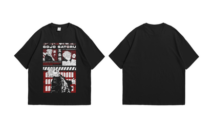 Gojo Red Shadow Oversized Tee (Jujutsu Kaisen)