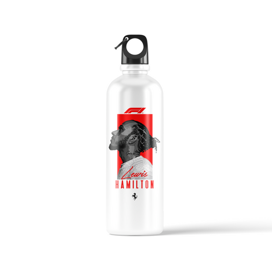 Lewis Hamilton Ferrari F1 Sublimation Water Bottle – 500ml