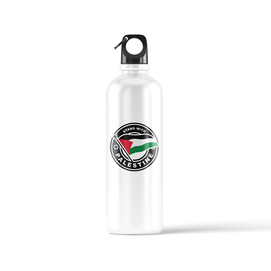 Palestine Sublimation Water Bottle – Stand With Palestine Design – 500ml