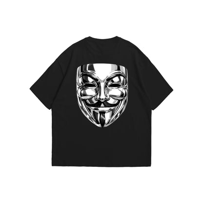 "Anonymous Chrome Mask" Graphic T-Shirt