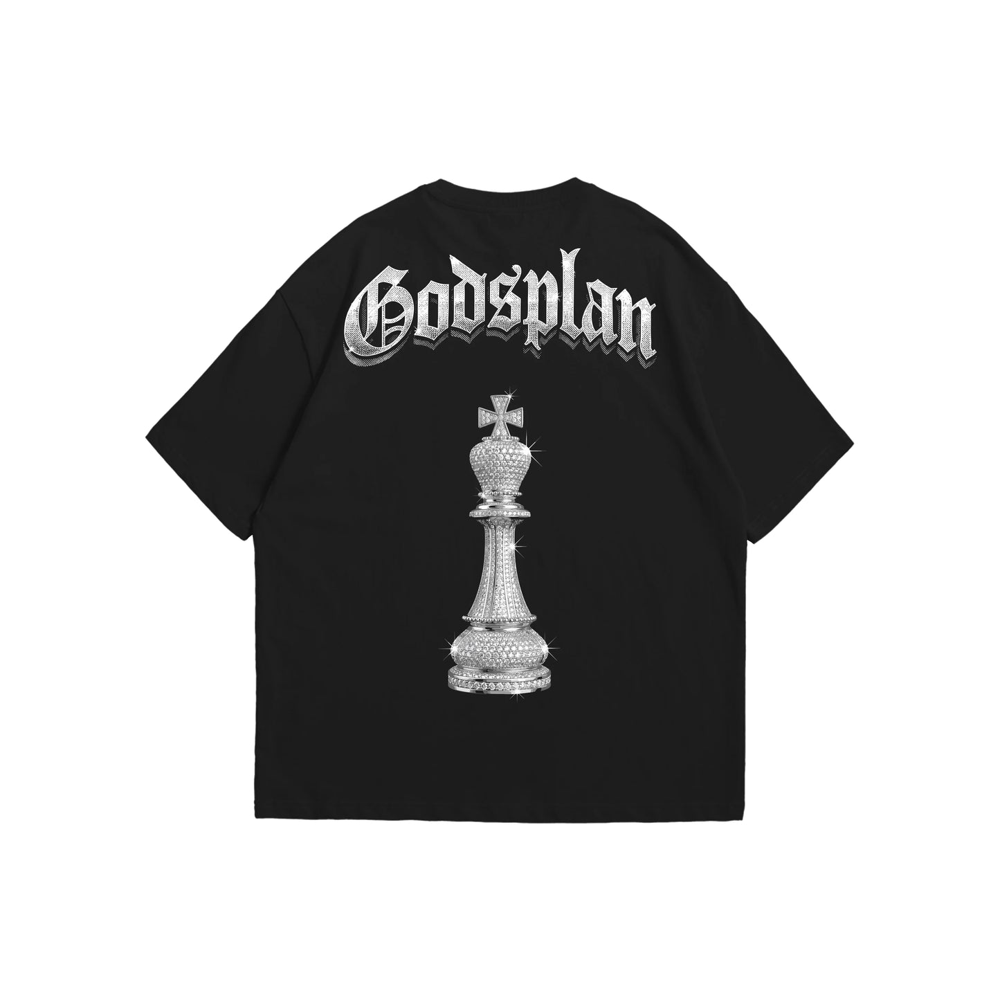 "Godsplan" Diamond Chess King Graphic T-Shirt