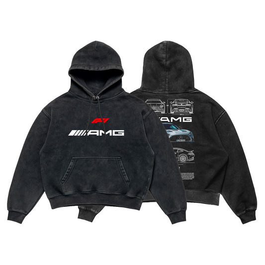 Mercedes-AMG Acid Wash Hoodie – Performance Edition