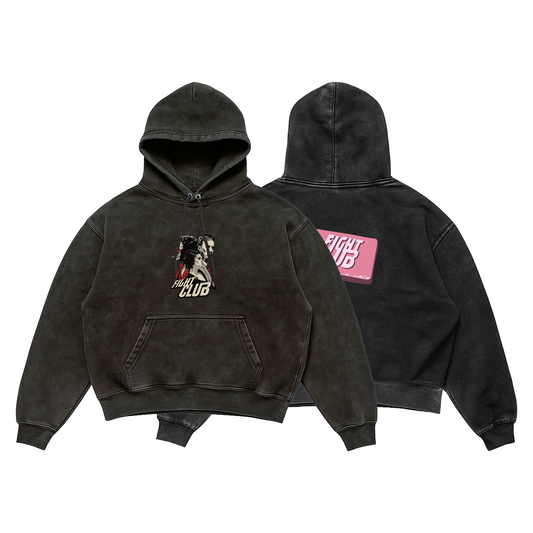 Fight Club Acid Wash Hoodie – Soap Bar Edition
