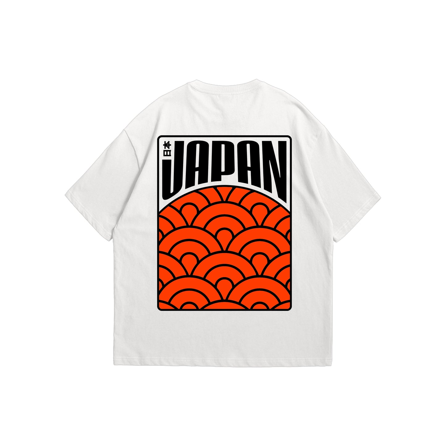 "Japan Seigaiha Wave" Graphic T-Shirt