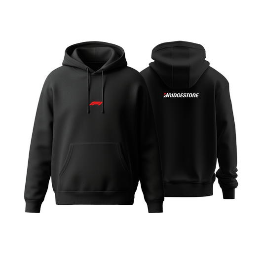 F1 × Bridgestone Hoodie – Black Edition