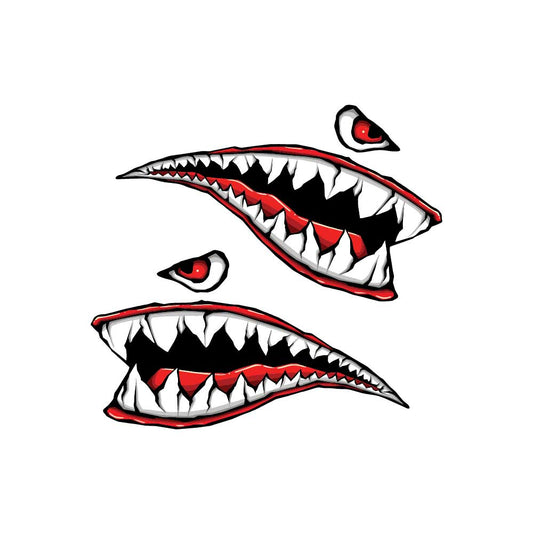 Monster Eyes & Fangs Sticker
