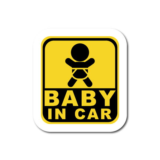 BABY IN CAR Sticker