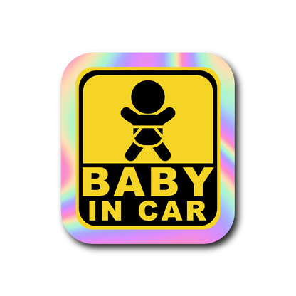 BABY IN CAR Sticker