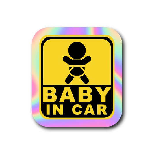 BABY IN CAR Sticker