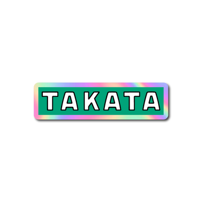 TAKATA Sticker