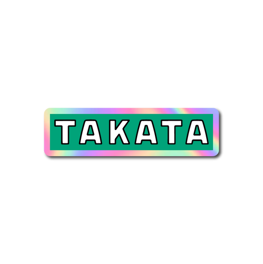 TAKATA Sticker