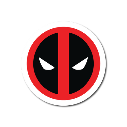 Deadpool Mask Sticker