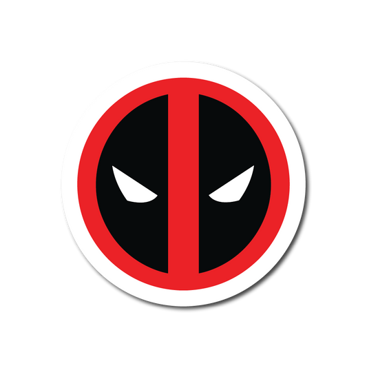 Deadpool Mask Sticker