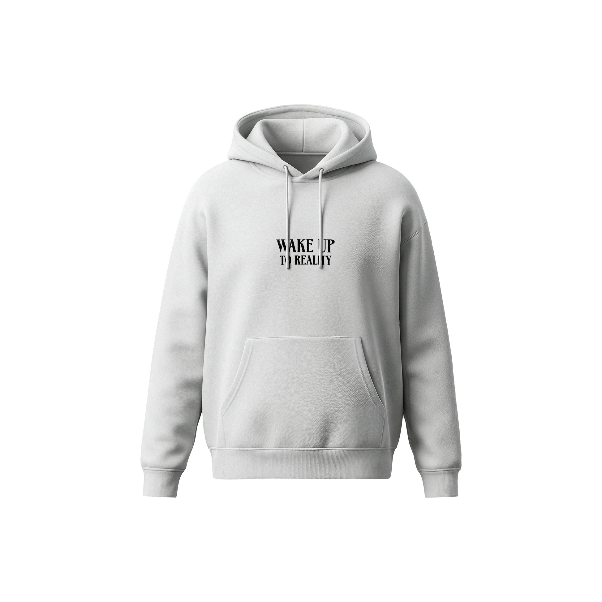Madara Uchiha Hoodie – Wake Up To Reality quote design on front and anime illustration on back, Stick-On Anime Collection.