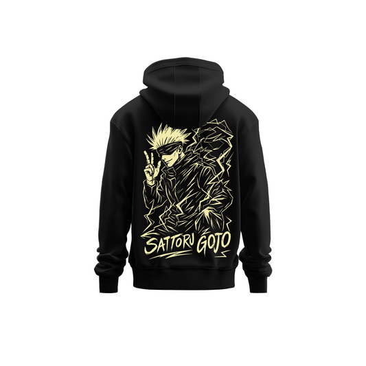 Satoru Gojo Hoodie – Jujutsu Kaisen Glow Edition