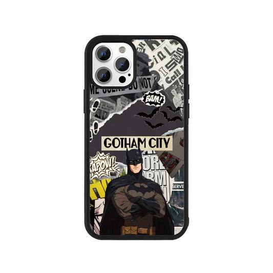 Batman Gotham City Comic Collage Phone Case