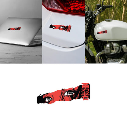 Anime "Hero" Eyes Slap Sticker