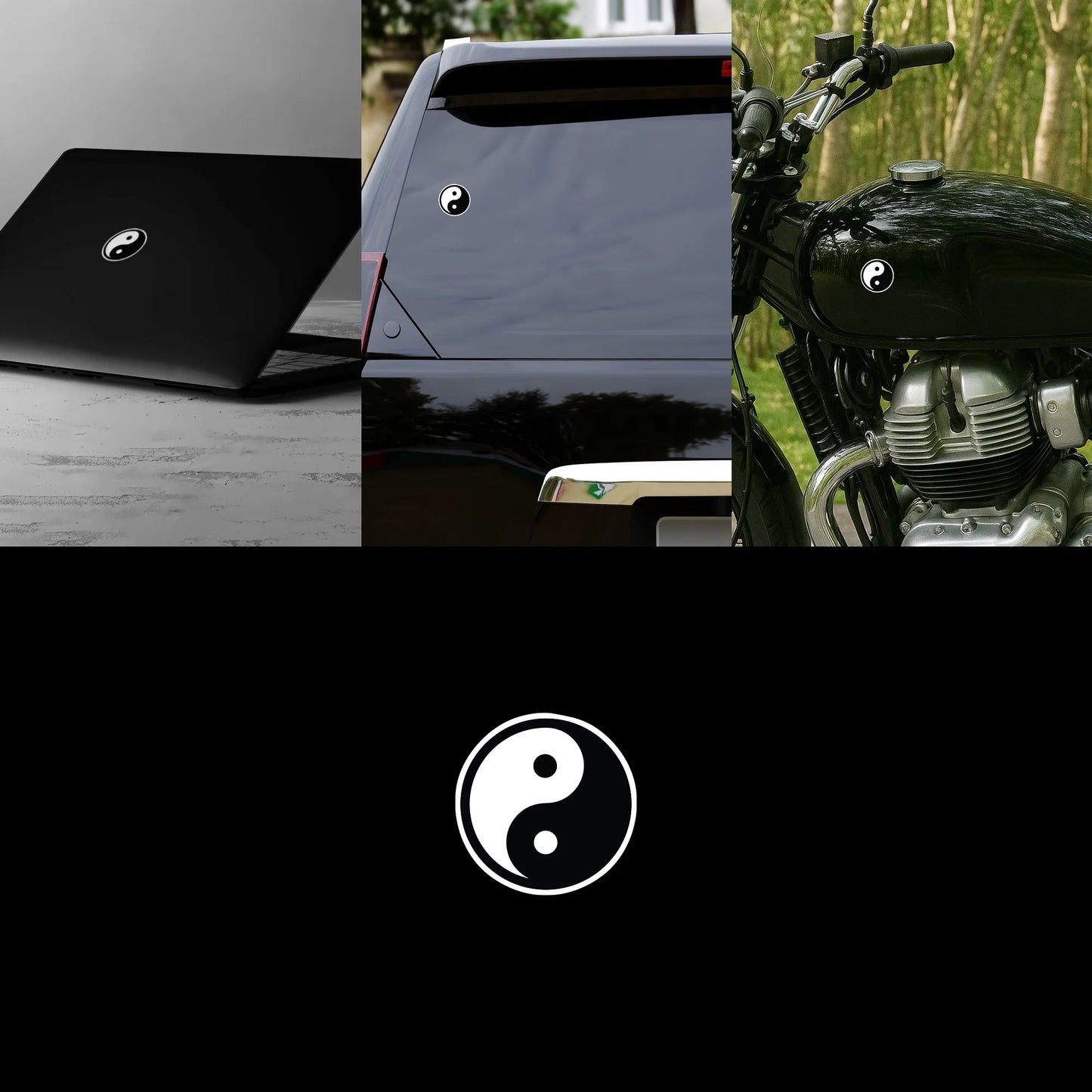 Yin Yang Balance Symbol Sticker