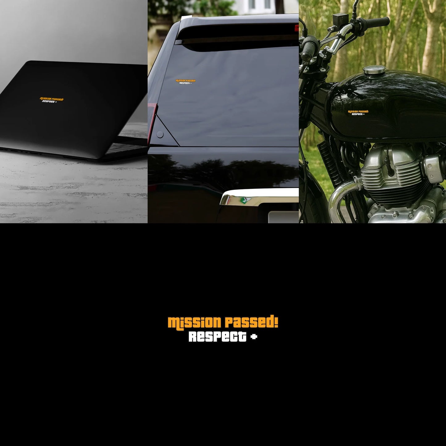 GTA "Mission Passed" Respect+ Sticker