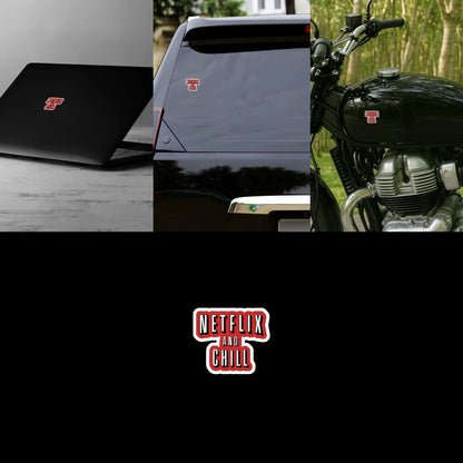 "Netflix and Chill" Pop Culture Sticker