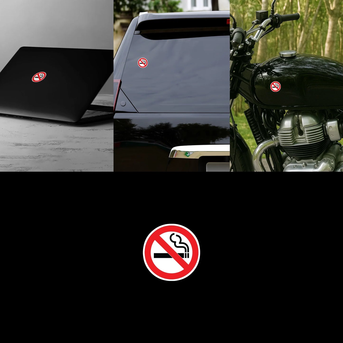 No Smoking Symbol Sticker