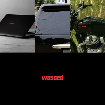 GTA "Wasted" Gaming Meme Sticker