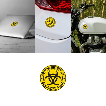 Zombie Outbreak Response Team Sticker (Yellow Edition)