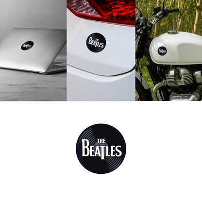 The Beatles Vinyl Record Logo Sticker