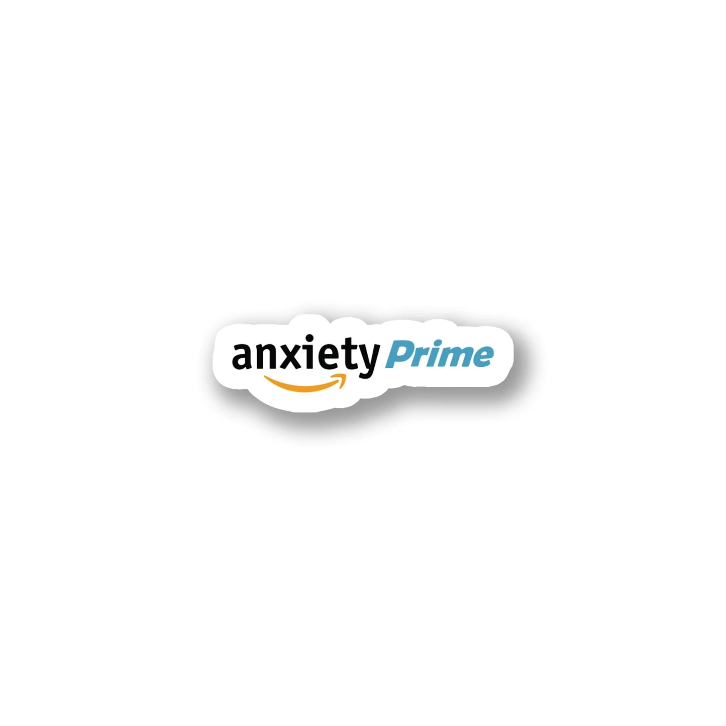 "Anxiety Prime" Funny Parody Sticker