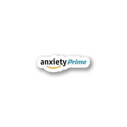 "Anxiety Prime" Funny Parody Sticker