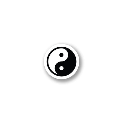 Yin Yang Balance Symbol Sticker