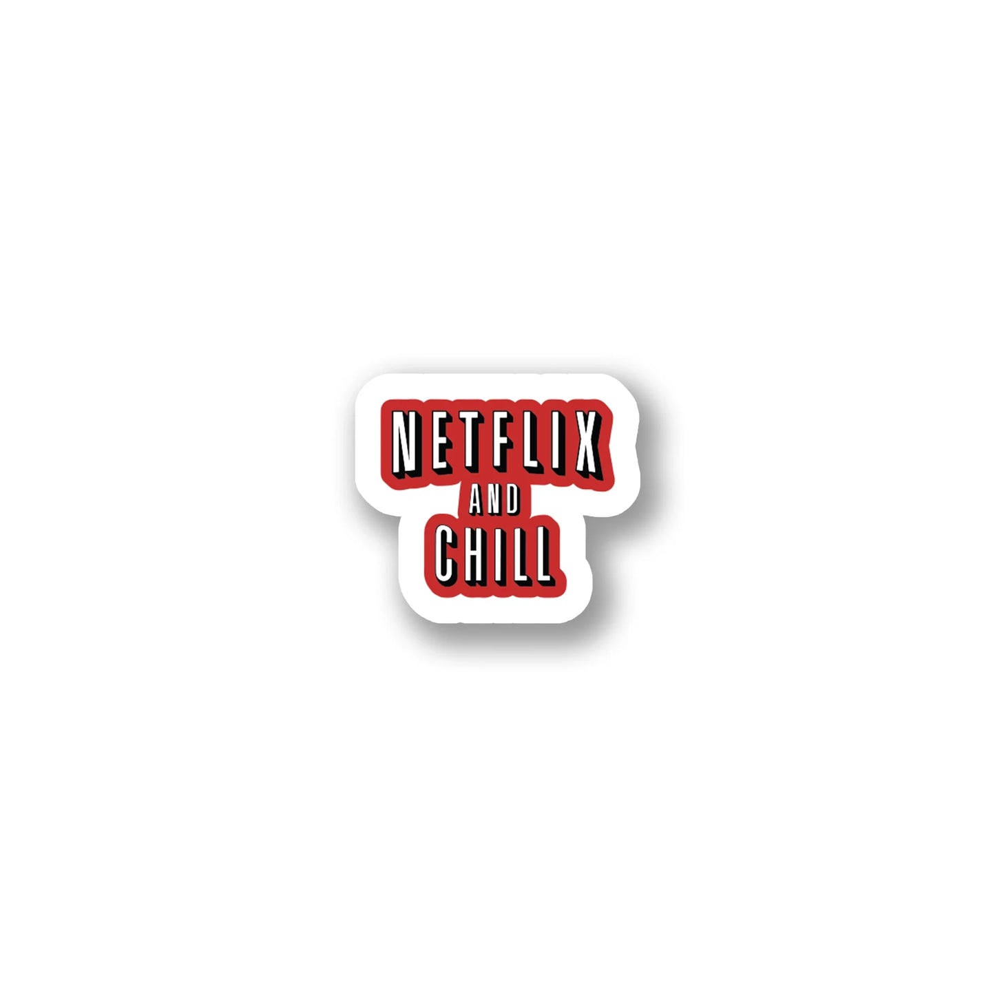 "Netflix and Chill" Pop Culture Sticker