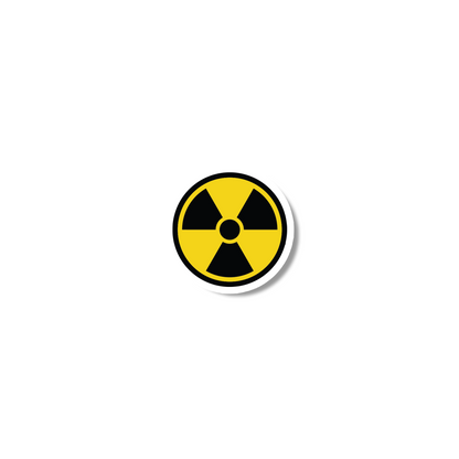 Radiation Symbol Sticker