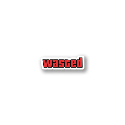 GTA "Wasted" Gaming Meme Sticker