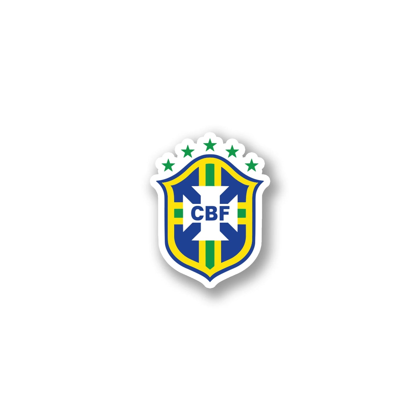 Brazil Football Confederation (CBF) Logo Sticker