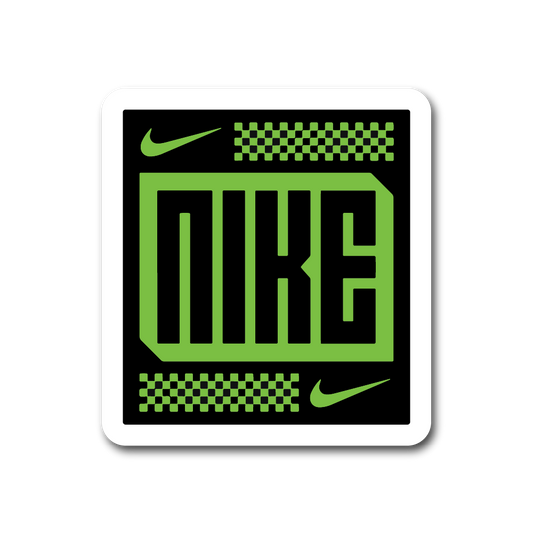 Nike (Green Tech Style) Sticker