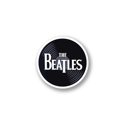 The Beatles Vinyl Record Logo Sticker